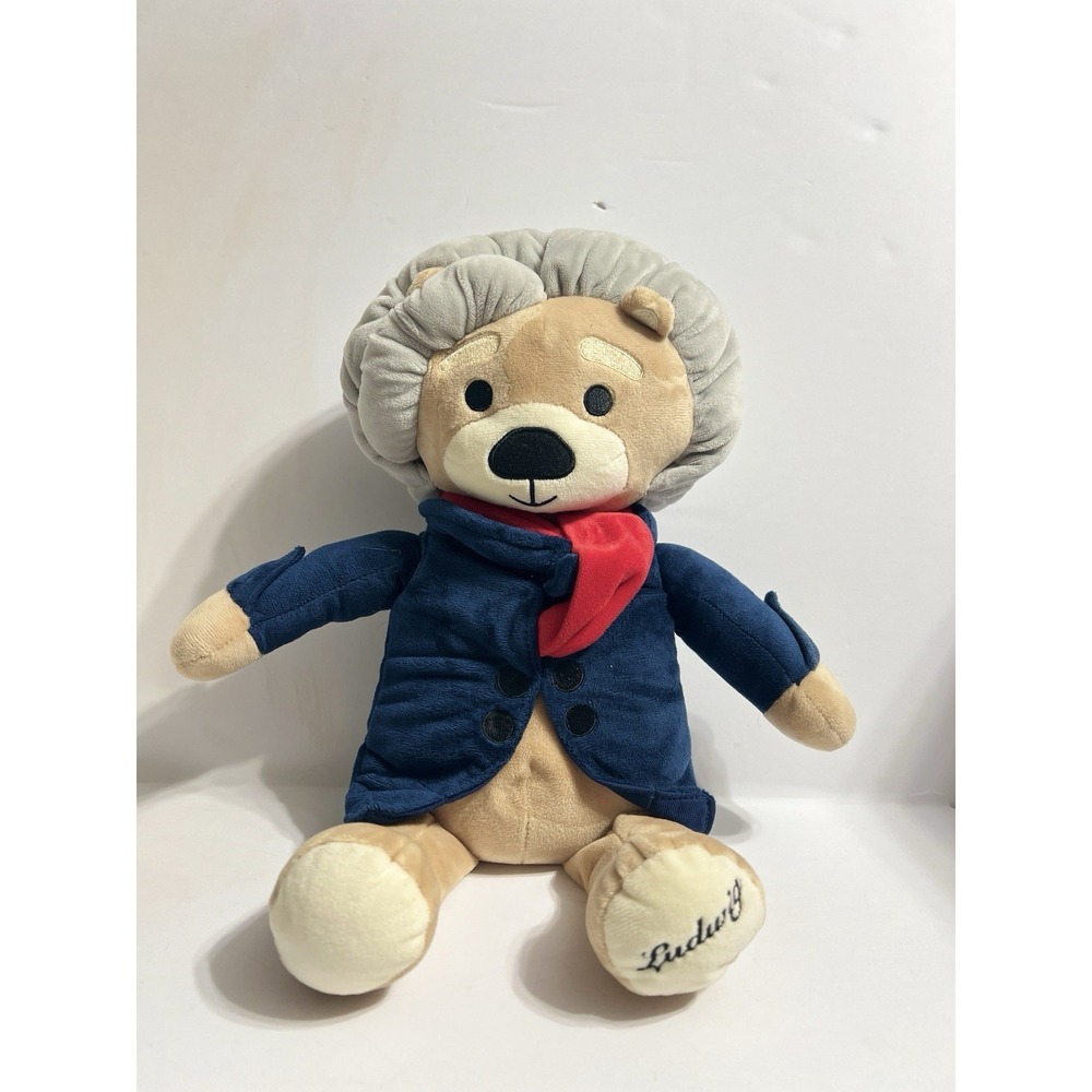 VOSEGO Virtuoso Bear LUDWIG VAN BEETHOVEN Classical Music Plush Teddy Toy WORKS